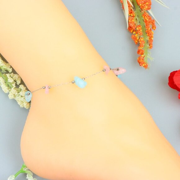 "Handmade Anklet – A Stylish Choice for Women, Thoughtful Gift Idea, EVCH1001 - Picture 8 of 11